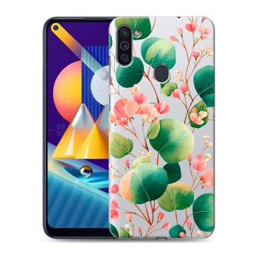 Силиконовый чехол на Samsung Galaxy M11 с принтом женский Силиконовый чехол на Samsung Galaxy M11 с принтом женский