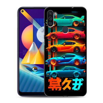 Силиконовый чехол на Samsung Galaxy M11 с принтом машины тачки Силиконовый чехол на Samsung Galaxy M11 с принтом машины тачки