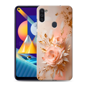 Силиконовый чехол на Samsung Galaxy M11 с принтом женский Силиконовый чехол на Samsung Galaxy M11 с принтом женский