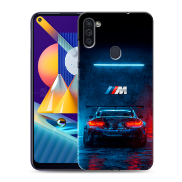 Силиконовый чехол на Samsung Galaxy M11 с принтом BMW БМВ Силиконовый чехол на Samsung Galaxy M11 с принтом BMW БМВ