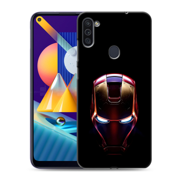 Силиконовый чехол на Samsung Galaxy M11 с принтом IronMan Железный человек Силиконовый чехол на Samsung Galaxy M11 с принтом IronMan Железный человек