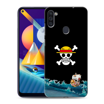 Силиконовый чехол на Samsung Galaxy M11 с принтом One Piece Ван Пис Силиконовый чехол на Samsung Galaxy M11 с принтом One Piece Ван Пис