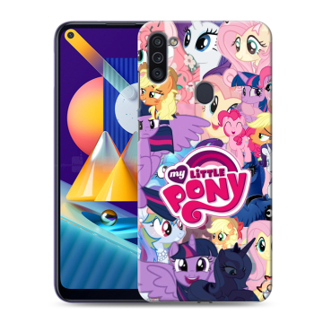 Силиконовый чехол на Samsung Galaxy M11 с принтом My little pony Дружба чудо Силиконовый чехол на Samsung Galaxy M11 с принтом My little pony Дружба чудо
