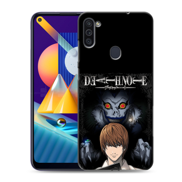 Силиконовый чехол на Samsung Galaxy M11 с принтом Death note Тетрадь смерти Силиконовый чехол на Samsung Galaxy M11 с принтом Death note Тетрадь смерти