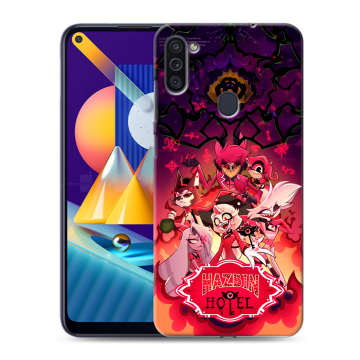 Силиконовый чехол на Samsung Galaxy M11 с принтом Hazbin Hotel Отель Хазбин Силиконовый чехол на Samsung Galaxy M11 с принтом Hazbin Hotel Отель Хазбин