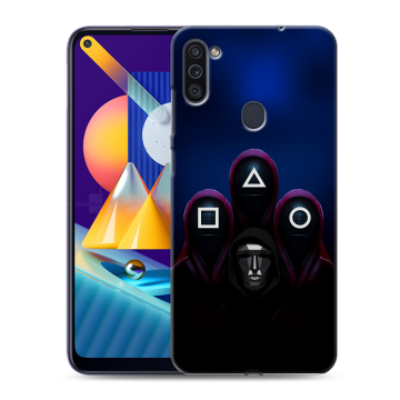 Силиконовый чехол на Samsung Galaxy M11 с принтом Игра Кальмара Силиконовый чехол на Samsung Galaxy M11 с принтом Игра Кальмара