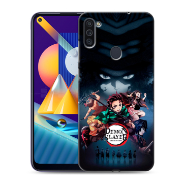 Силиконовый чехол на Samsung Galaxy M11 с принтом Demon Slayer Клинок рассекающий демонов Силиконовый чехол на Samsung Galaxy M11 с принтом Demon Slayer Клинок рассекающий демонов