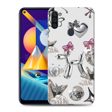 Силиконовый чехол на Samsung Galaxy M11 с принтом Y2K Силиконовый чехол на Samsung Galaxy M11 с принтом Y2K