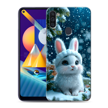Силиконовый чехол на Samsung Galaxy M11 с принтом Новый год Силиконовый чехол на Samsung Galaxy M11 с принтом Новый год