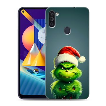 Силиконовый чехол на Samsung Galaxy M11 с принтом Новый год Силиконовый чехол на Samsung Galaxy M11 с принтом Новый год