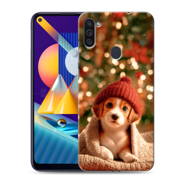 Силиконовый чехол на Samsung Galaxy M11 с принтом Новый год Силиконовый чехол на Samsung Galaxy M11 с принтом Новый год