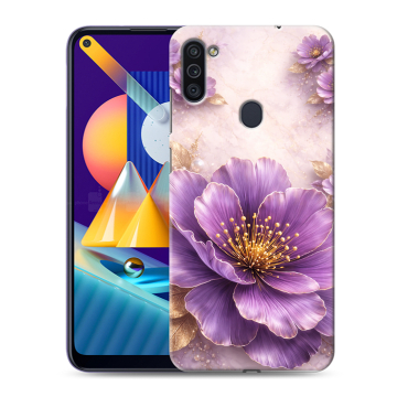 Силиконовый чехол на Samsung Galaxy M11 с принтом женский Силиконовый чехол на Samsung Galaxy M11 с принтом женский