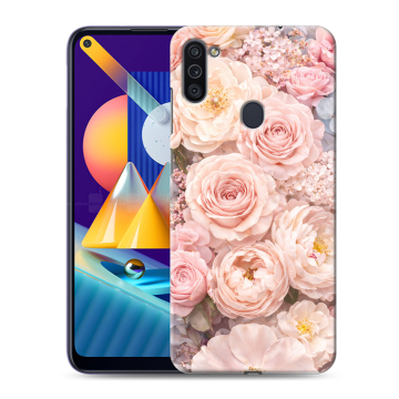 Силиконовый чехол на Samsung Galaxy M11 с принтом женский Силиконовый чехол на Samsung Galaxy M11 с принтом женский