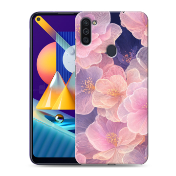 Силиконовый чехол на Samsung Galaxy M11 с принтом женский Силиконовый чехол на Samsung Galaxy M11 с принтом женский