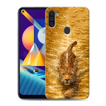 Силиконовый чехол на Samsung Galaxy M11 с принтом женский Силиконовый чехол на Samsung Galaxy M11 с принтом женский