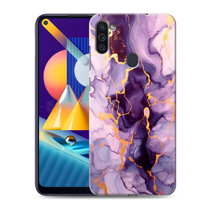 Пластиковый чехол на Samsung Galaxy M11 с принтом Мрамор Пластиковый чехол на Samsung Galaxy M11 с принтом Мрамор