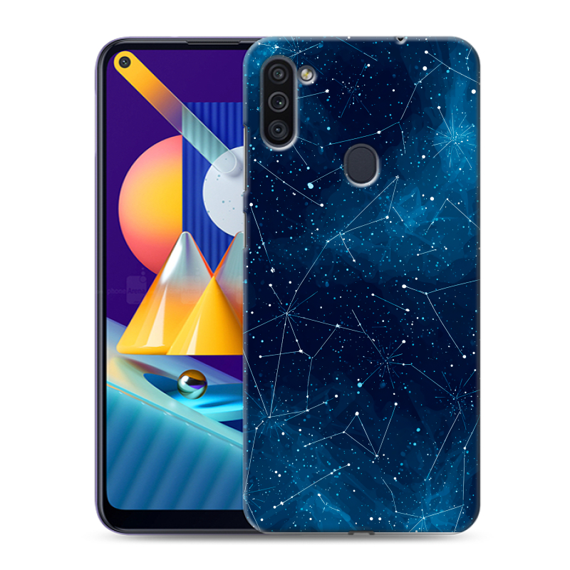 Силиконовый чехол на Samsung Galaxy M11 с принтом Космос звезды Силиконовый чехол на Samsung Galaxy M11 с принтом Космос звезды