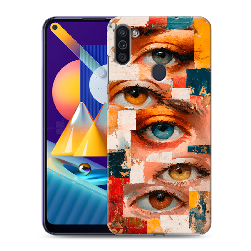 Силиконовый чехол на Samsung Galaxy M11 с принтом Модный принт Силиконовый чехол на Samsung Galaxy M11 с принтом Модный принт