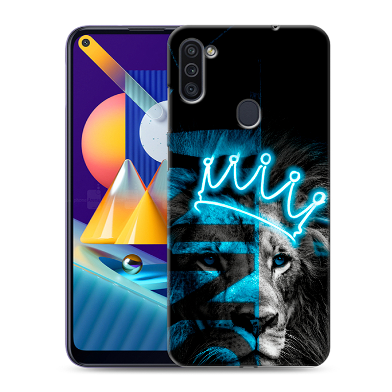 Силиконовый чехол на Samsung Galaxy M11 с принтом Король лев Силиконовый чехол на Samsung Galaxy M11 с принтом Король лев