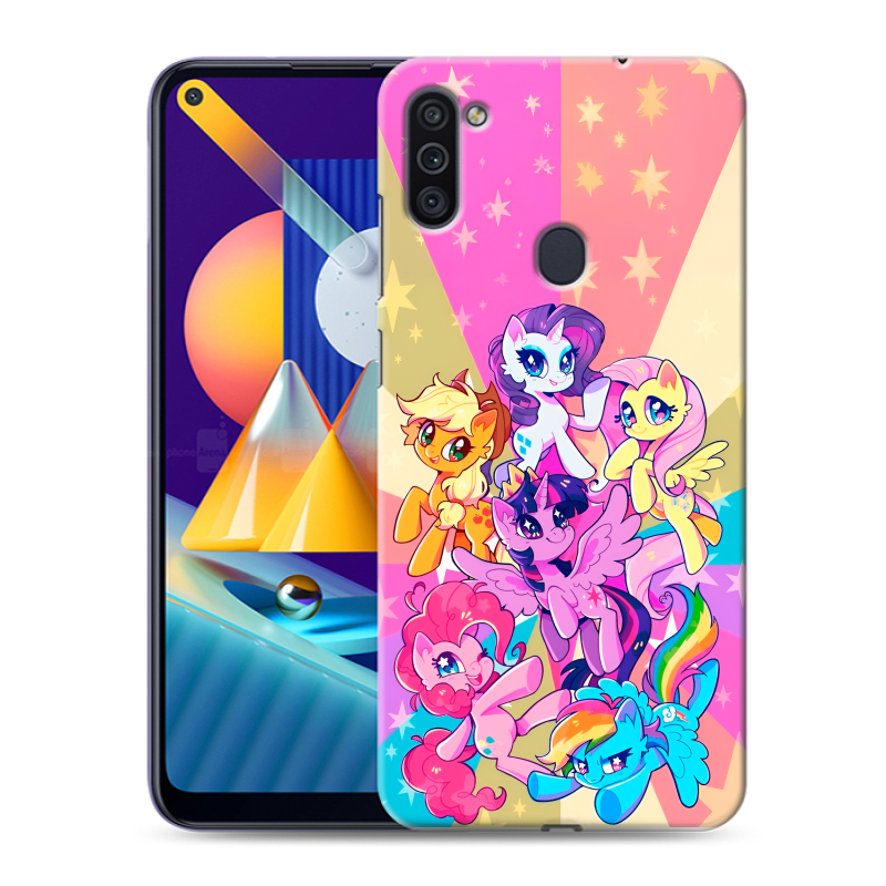 Силиконовый чехол на Samsung Galaxy M11 с принтом My little pony Дружба чудо Силиконовый чехол на Samsung Galaxy M11 с принтом My little pony Дружба чудо