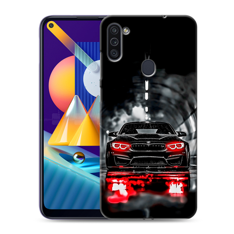 Силиконовый чехол на Samsung Galaxy M11 с принтом BMW БМВ Силиконовый чехол на Samsung Galaxy M11 с принтом BMW БМВ