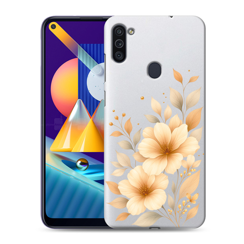 Пластиковый чехол на Samsung Galaxy M11 с принтом для девушки Пластиковый чехол на Samsung Galaxy M11 с принтом для девушки
