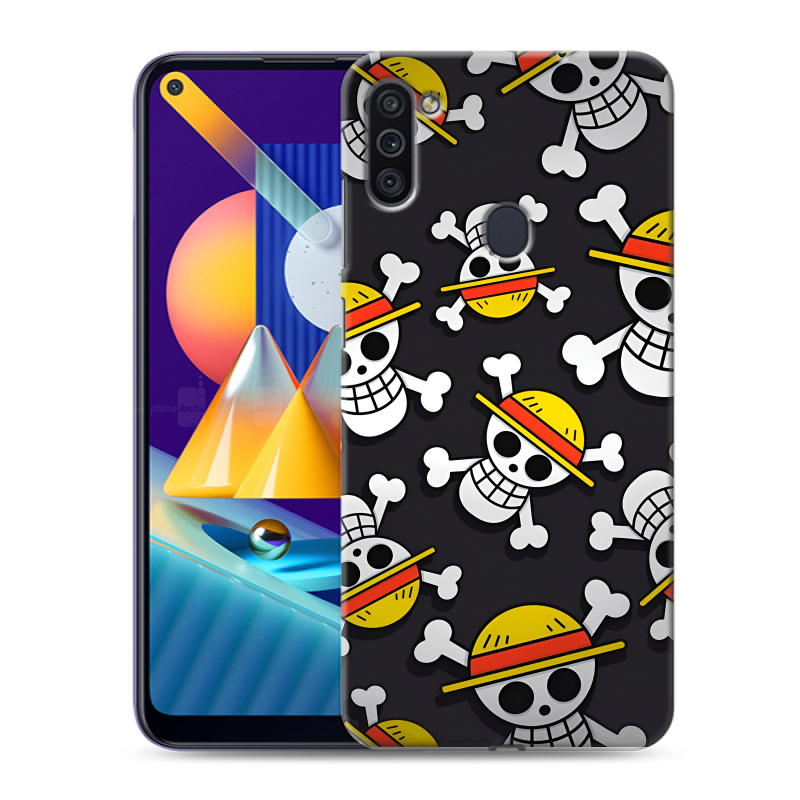 Пластиковый чехол на Samsung Galaxy M11 с принтом One Piece Ван Пис Пластиковый чехол на Samsung Galaxy M11 с принтом One Piece Ван Пис