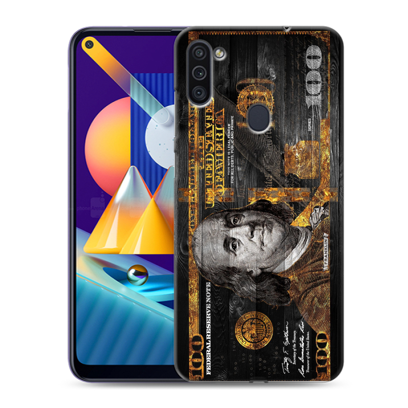 Силиконовый чехол на Samsung Galaxy M11 с принтом Доллар деньги Силиконовый чехол на Samsung Galaxy M11 с принтом Доллар деньги