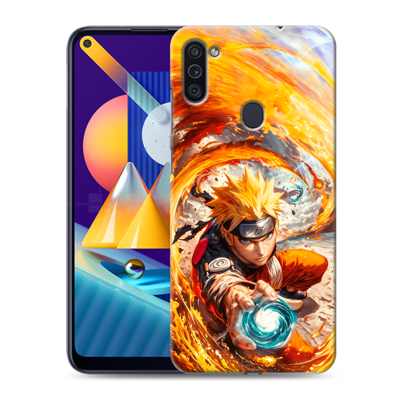 Силиконовый чехол на Samsung Galaxy M11 с принтом Аниме Наруто Naruto Силиконовый чехол на Samsung Galaxy M11 с принтом Аниме Наруто Naruto