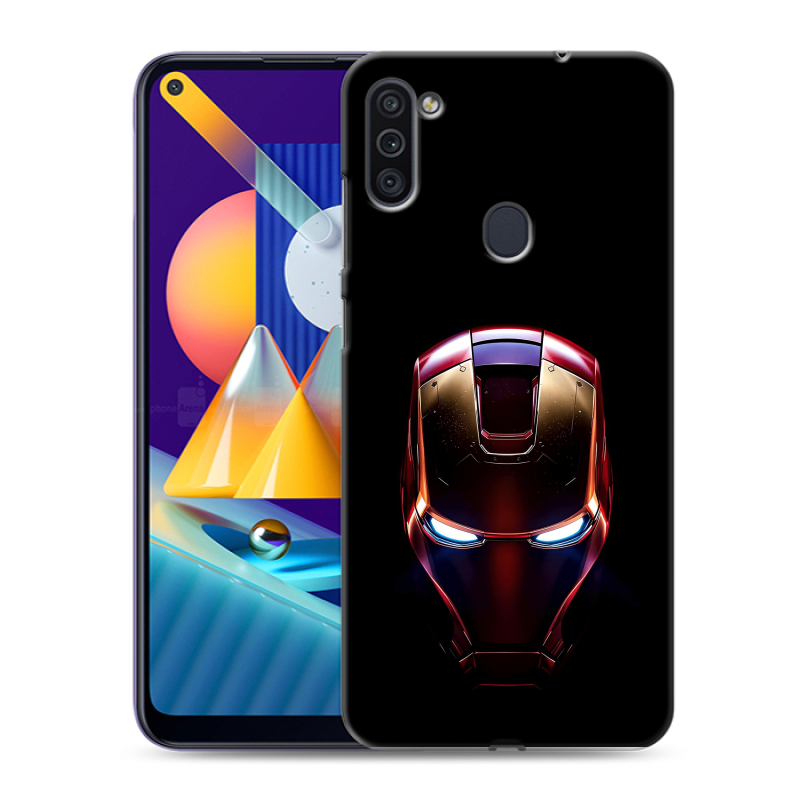 Силиконовый чехол на Samsung Galaxy M11 с принтом IronMan Железный человек Силиконовый чехол на Samsung Galaxy M11 с принтом IronMan Железный человек