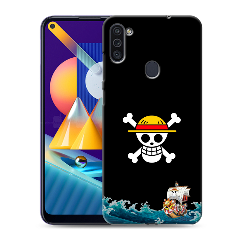 Силиконовый чехол на Samsung Galaxy M11 с принтом One Piece Ван Пис Силиконовый чехол на Samsung Galaxy M11 с принтом One Piece Ван Пис
