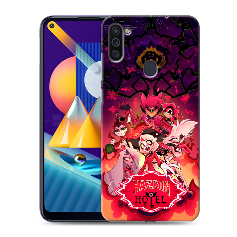Силиконовый чехол на Samsung Galaxy M11 с принтом Hazbin Hotel Отель Хазбин Силиконовый чехол на Samsung Galaxy M11 с принтом Hazbin Hotel Отель Хазбин