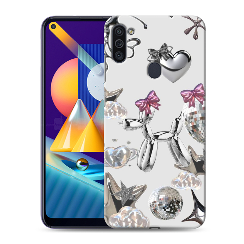 Силиконовый чехол на Samsung Galaxy M11 с принтом Y2K Силиконовый чехол на Samsung Galaxy M11 с принтом Y2K