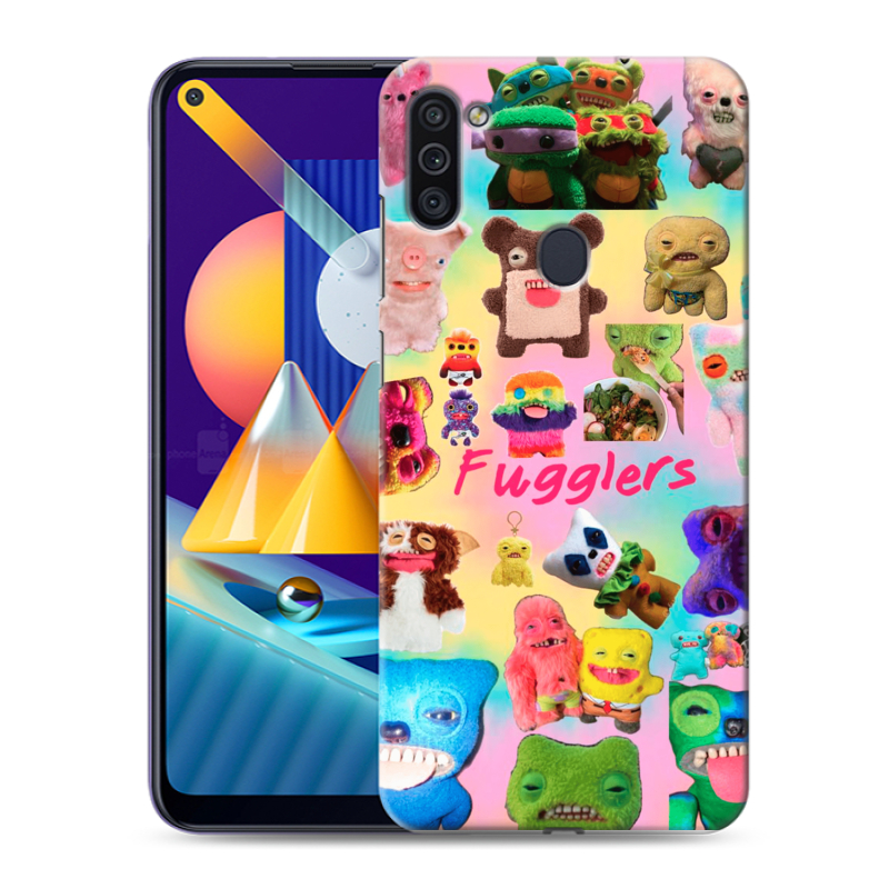 Силиконовый чехол на Samsung Galaxy M11 с принтом Флагер Fuggler Силиконовый чехол на Samsung Galaxy M11 с принтом Флагер Fuggler