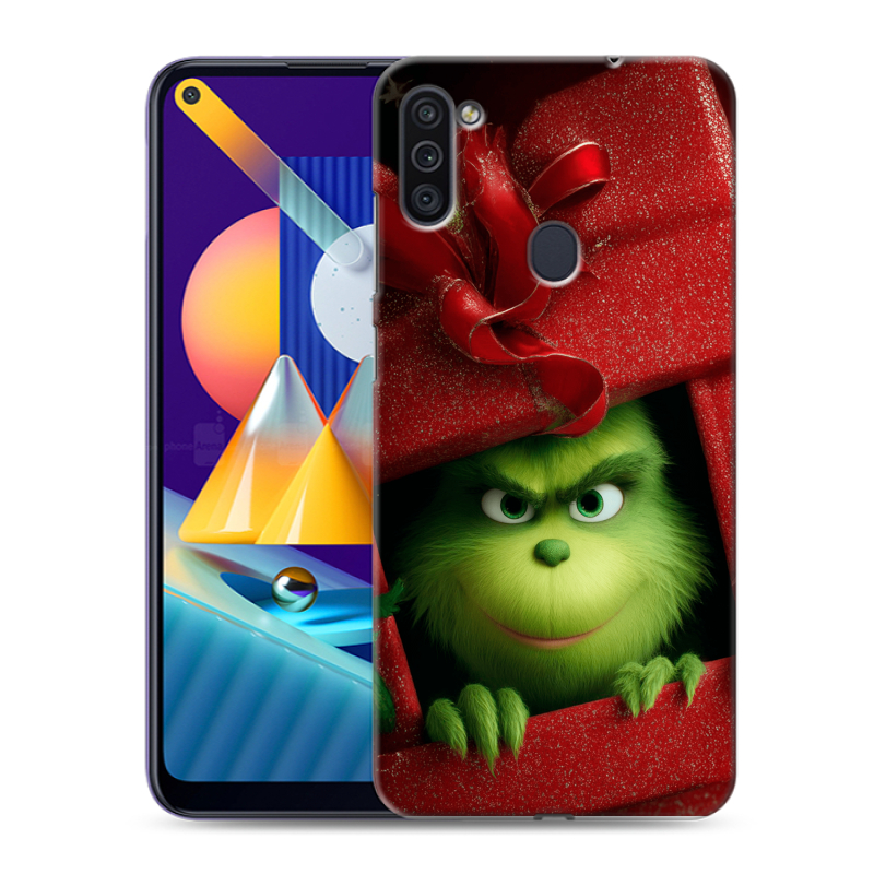 Силиконовый чехол на Samsung Galaxy M11 с принтом Новый год Силиконовый чехол на Samsung Galaxy M11 с принтом Новый год