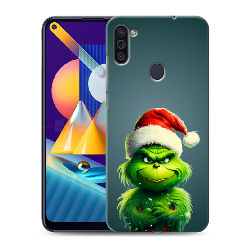 Силиконовый чехол на Samsung Galaxy M11 с принтом Новый год Силиконовый чехол на Samsung Galaxy M11 с принтом Новый год