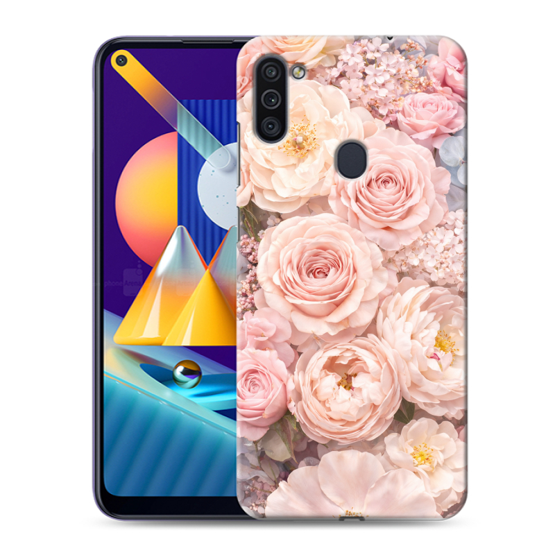 Силиконовый чехол на Samsung Galaxy M11 с принтом женский Силиконовый чехол на Samsung Galaxy M11 с принтом женский