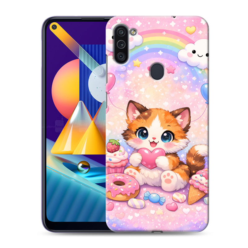 Силиконовый чехол на Samsung Galaxy M11 с принтом для девочек Силиконовый чехол на Samsung Galaxy M11 с принтом для девочек