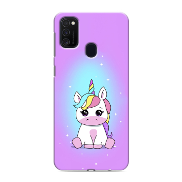 Силиконовый чехол на Samsung Galaxy M21 с принтом Единорог