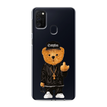 Силиконовый чехол на Samsung Galaxy M21 с принтом Мишка Силиконовый чехол на Samsung Galaxy M21 с принтом Мишка