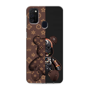 Силиконовый чехол на Samsung Galaxy M21 с принтом Луи робот Силиконовый чехол на Samsung Galaxy M21 с принтом Луи робот