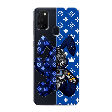 Силиконовый чехол на Samsung Galaxy M21 с принтом Луи робот Силиконовый чехол на Samsung Galaxy M21 с принтом Луи робот