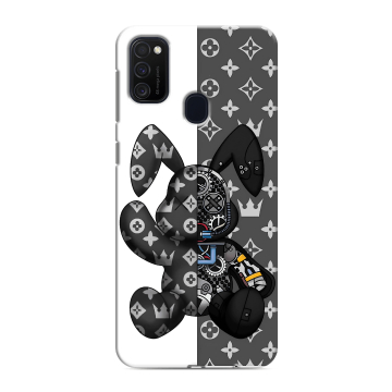Силиконовый чехол на Samsung Galaxy M21 с принтом Луи робот Силиконовый чехол на Samsung Galaxy M21 с принтом Луи робот