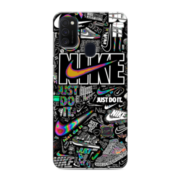 Силиконовый чехол на Samsung Galaxy M21 с принтом Найк Силиконовый чехол на Samsung Galaxy M21 с принтом Найк
