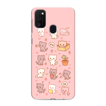 Силиконовый чехол на Samsung Galaxy M21 с принтом Hello Kitty Хелоу Кити Силиконовый чехол на Samsung Galaxy M21 с принтом Hello Kitty Хелоу Кити