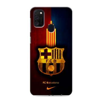Силиконовый чехол на Samsung Galaxy M21 с принтом Барселона Barcelona