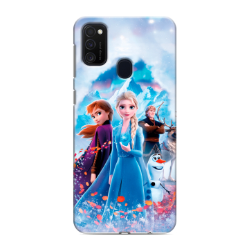 Силиконовый чехол на Samsung Galaxy M21 с принтом Холодное сердце Frozen Силиконовый чехол на Samsung Galaxy M21 с принтом Холодное сердце Frozen