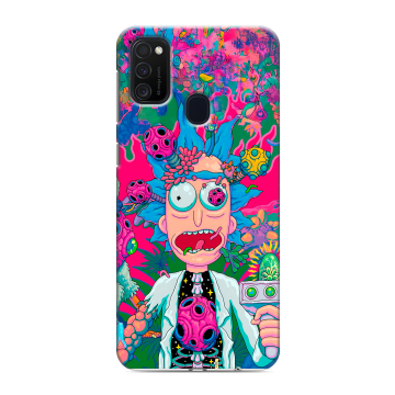 Силиконовый чехол на Samsung Galaxy M21 с принтом Рик и Морти Rick Morty Силиконовый чехол на Samsung Galaxy M21 с принтом Рик и Морти Rick Morty