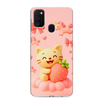 Силиконовый чехол на Samsung Galaxy M21 с принтом для девочек Силиконовый чехол на Samsung Galaxy M21 с принтом для девочек