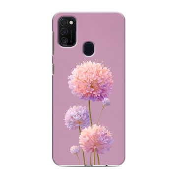 Силиконовый чехол на Samsung Galaxy M21 с принтом Цветы Силиконовый чехол на Samsung Galaxy M21 с принтом Цветы